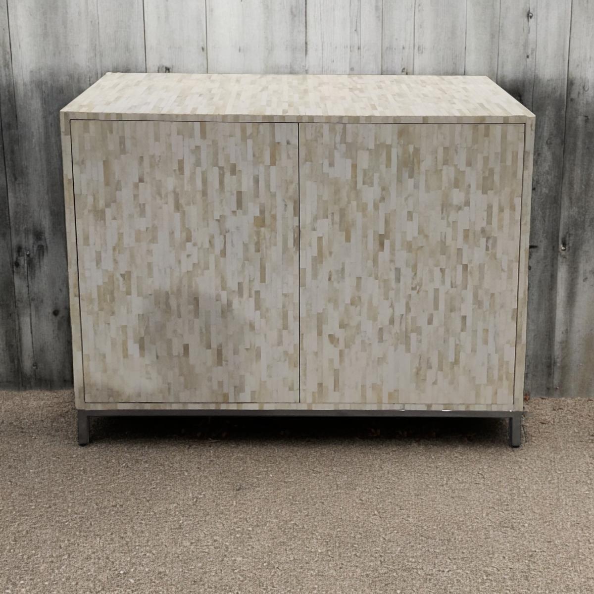 Bone Inlay Gameboard Cabinet - ipse ipsa ipsum