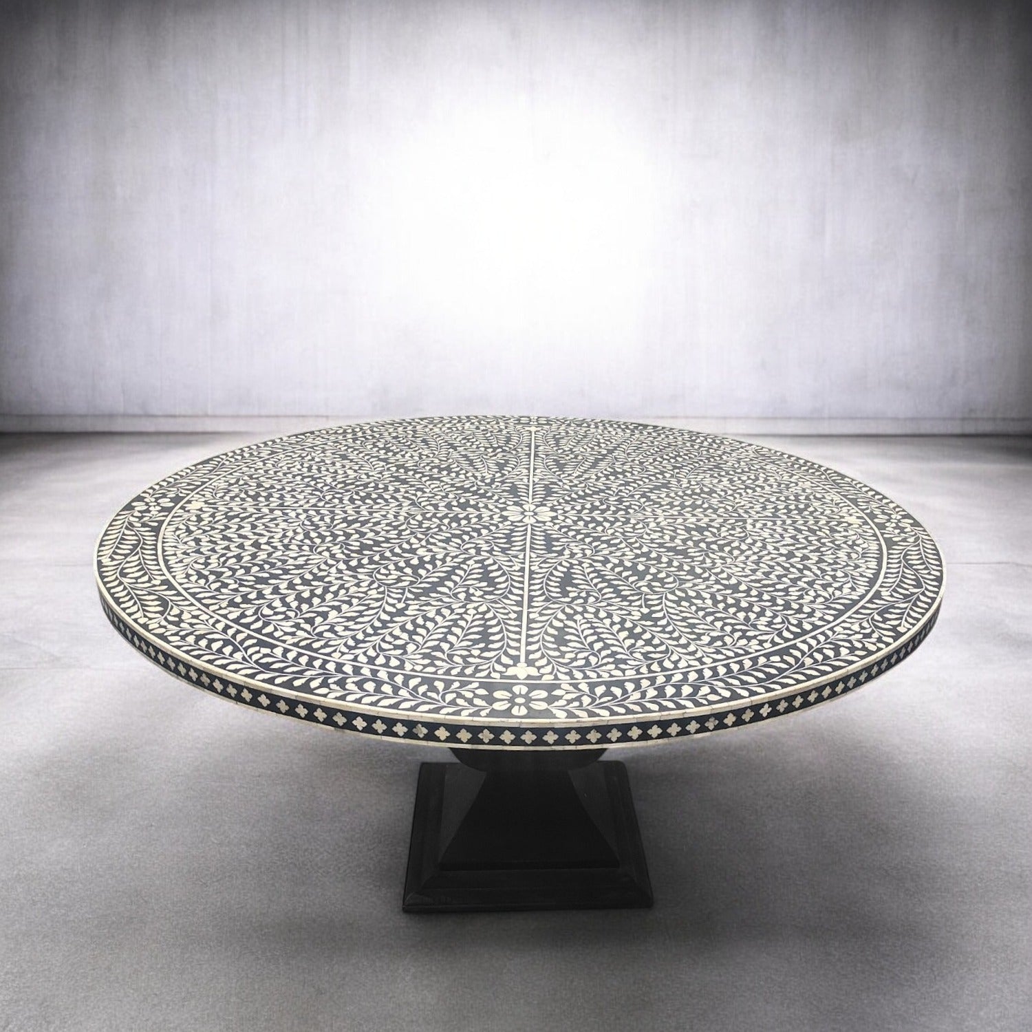 Duxton Dining Table - Black & White- ipse ipsa ipsum