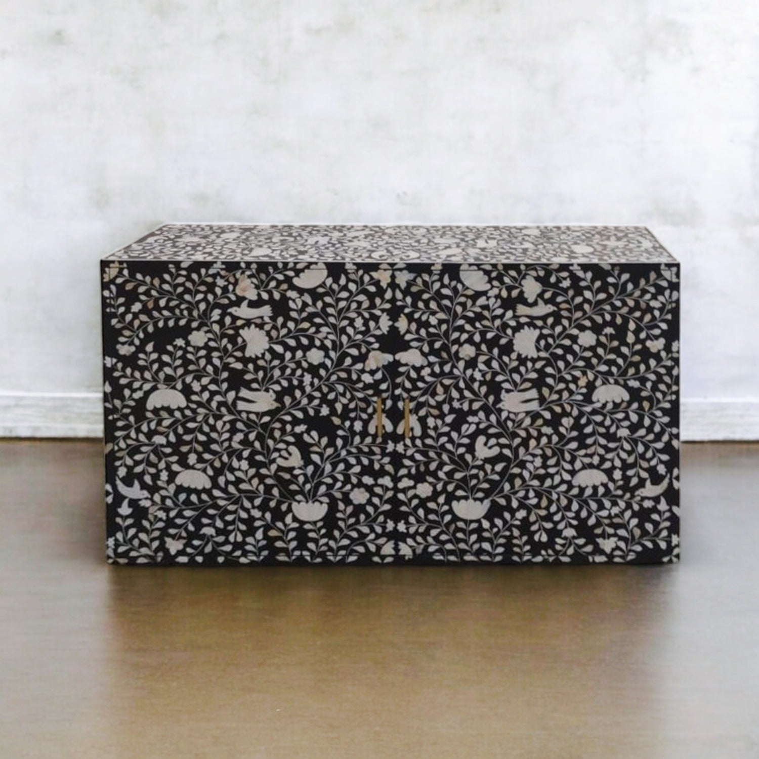 Black & White Peranakan Sideboard