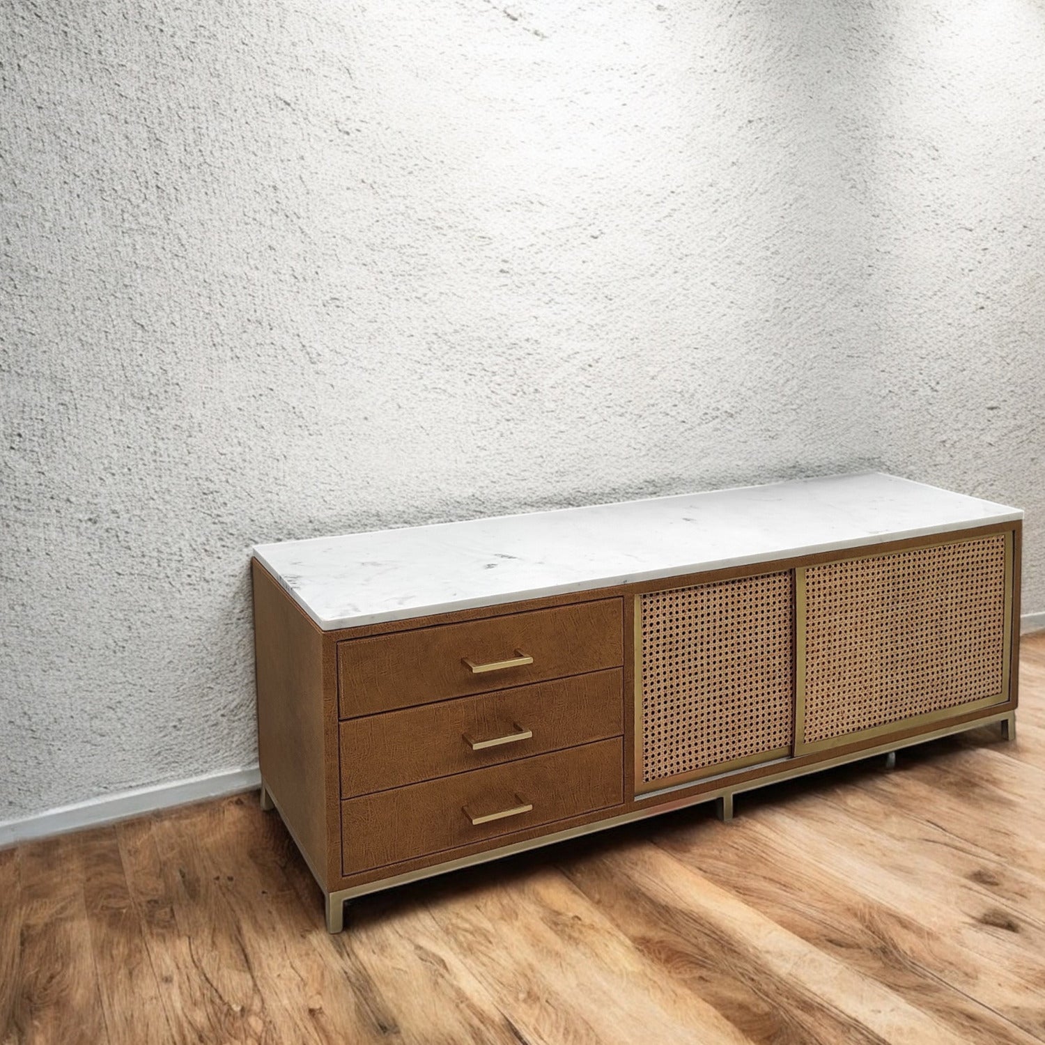 Club Rattan TV Console