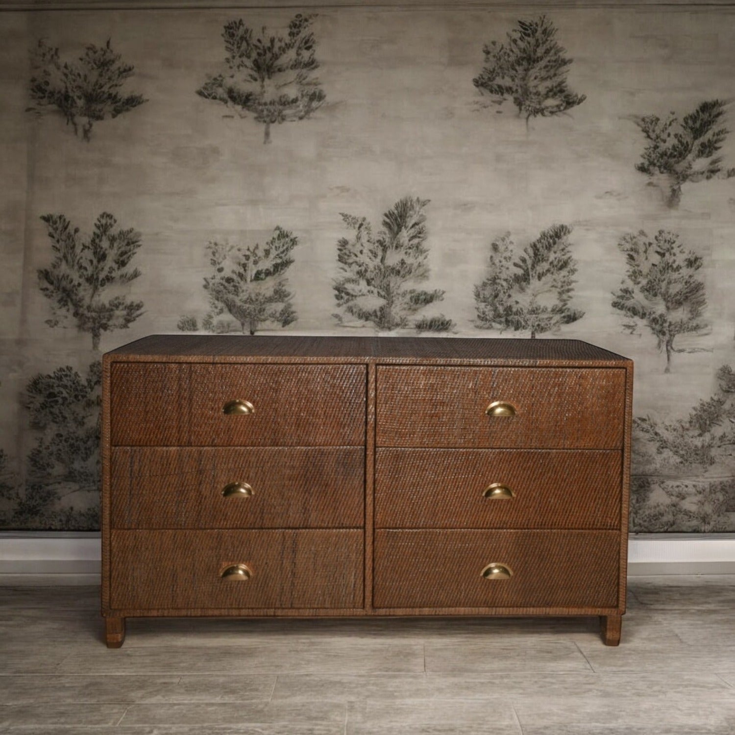 Colonial Rattan Sideboard