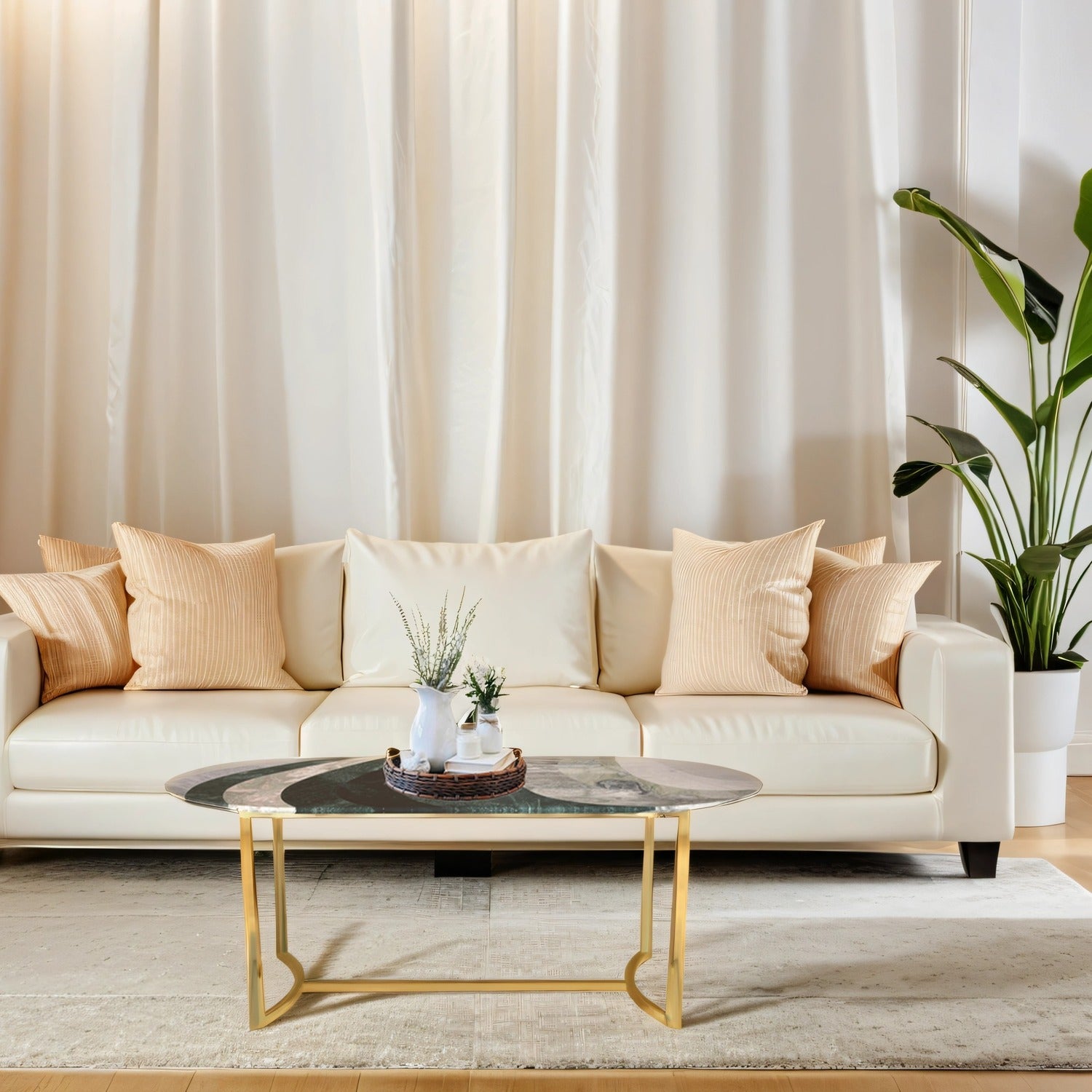 Layered Marble Coffee Table - ipse ipsa ipsum