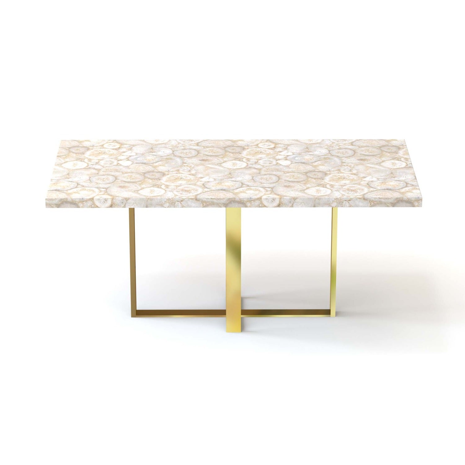 Max Dining Table Antique Brass - ipse ipsa ipsum