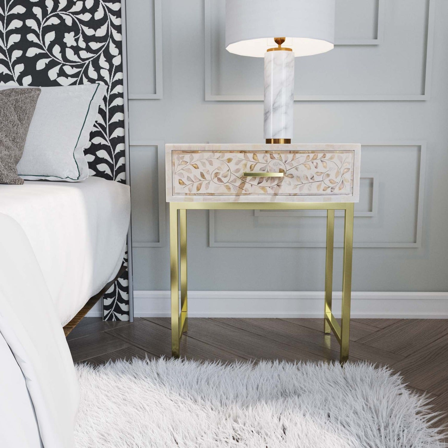 Mt. Pleasant Bedside Table - ipse ipsa ipsum