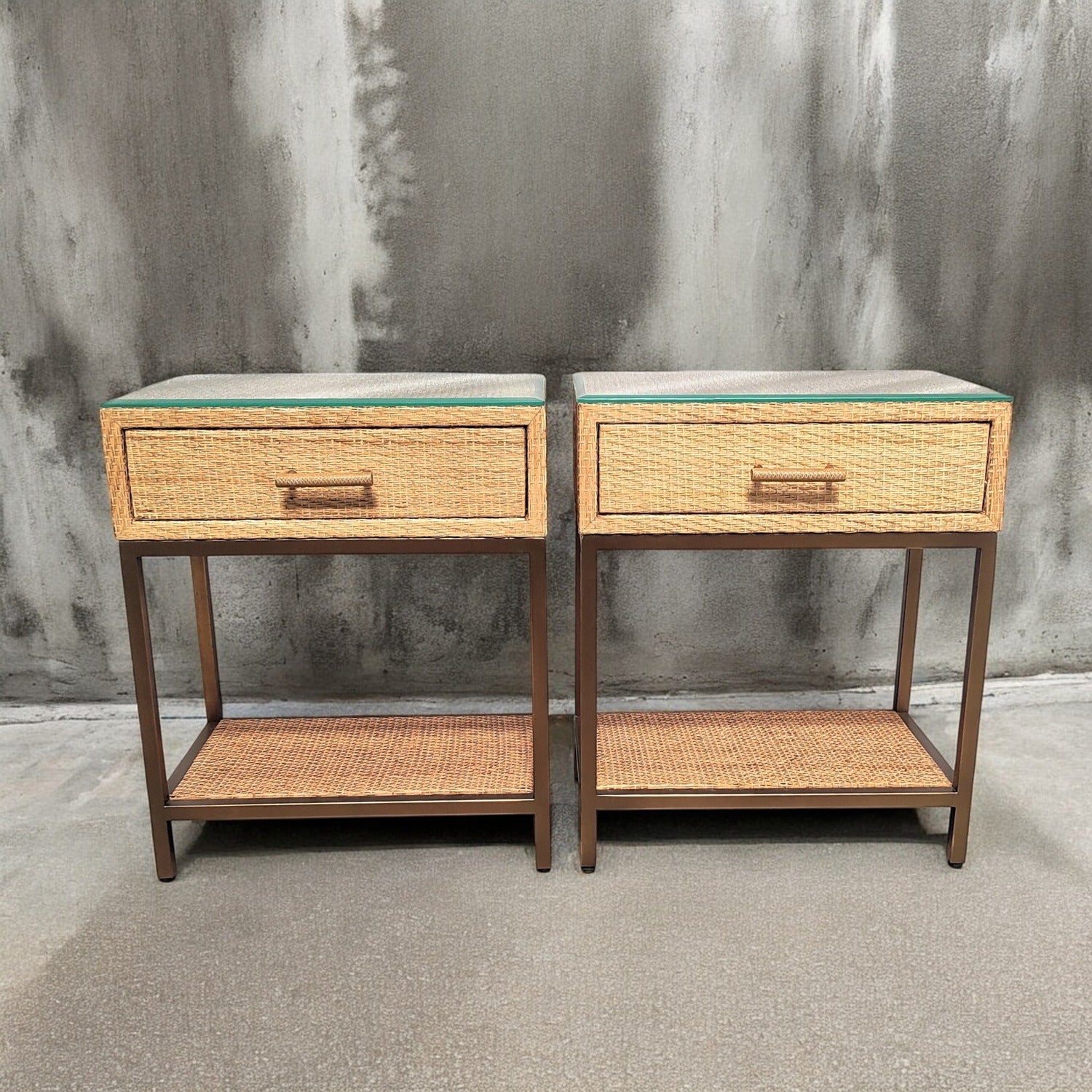 Rattan Reef Bedside Table