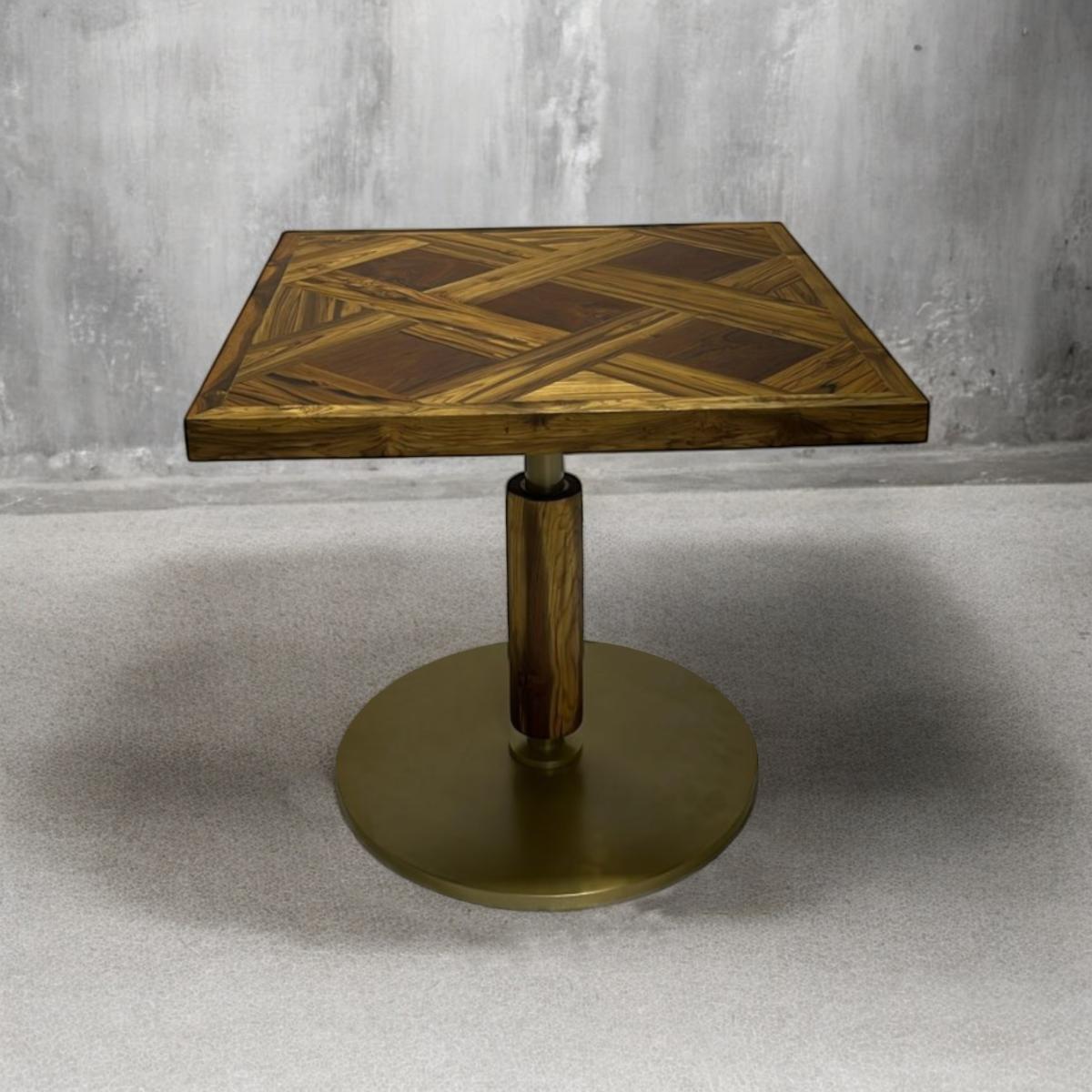 Square Reclaimed Teak Dining Table - ipse ipsa ipsum
