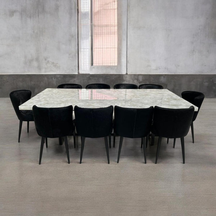 Stellar Dining Table - White Quartz