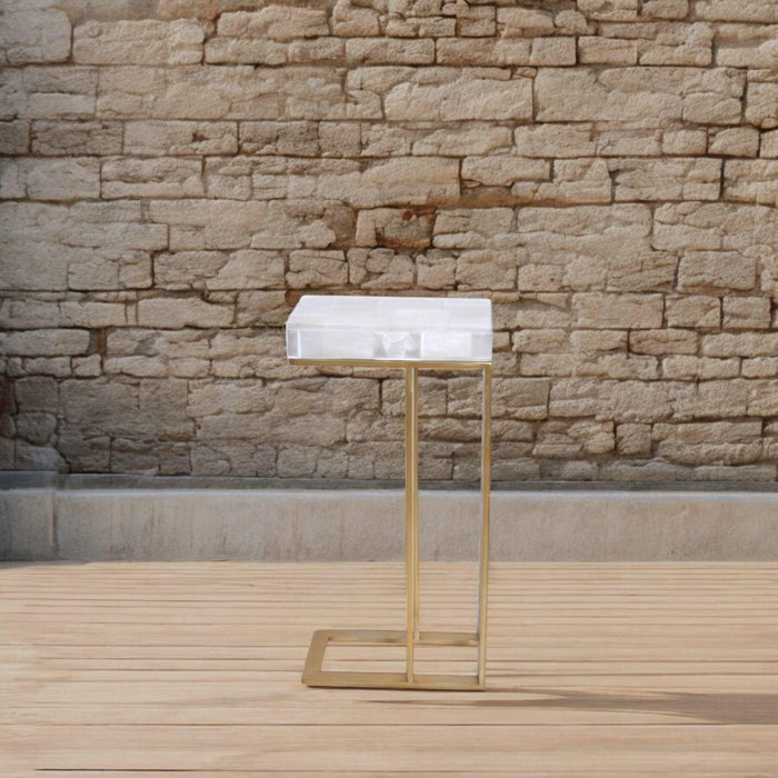 Selenite Side Table