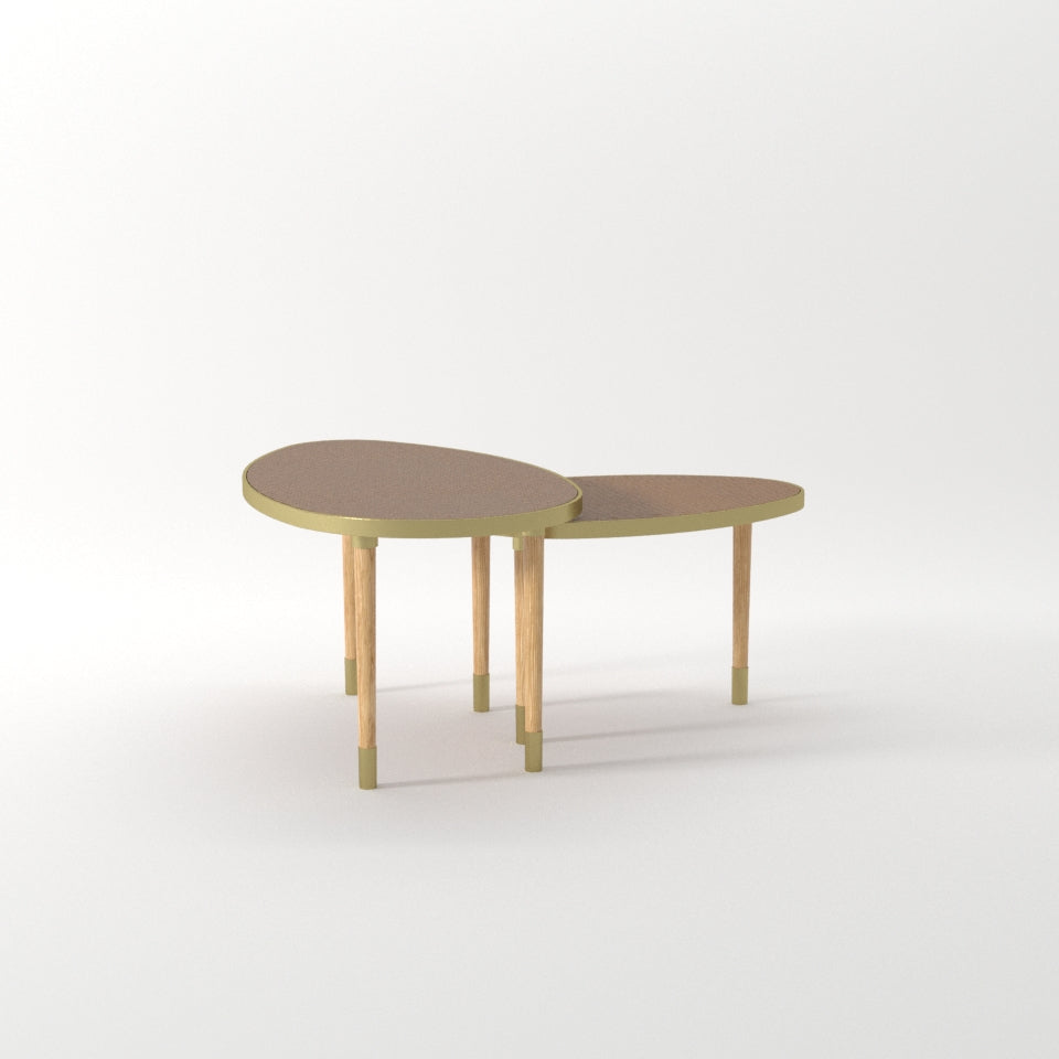 Stamford Rattan Coffee Table Set of 2 - ipse ipsa ipsum