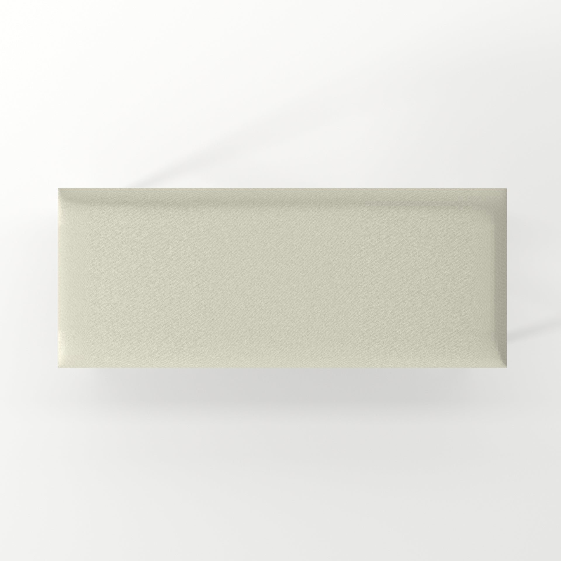 Bamboo White Velvet Cowhide Ottoman - ipse ipsa ipsum