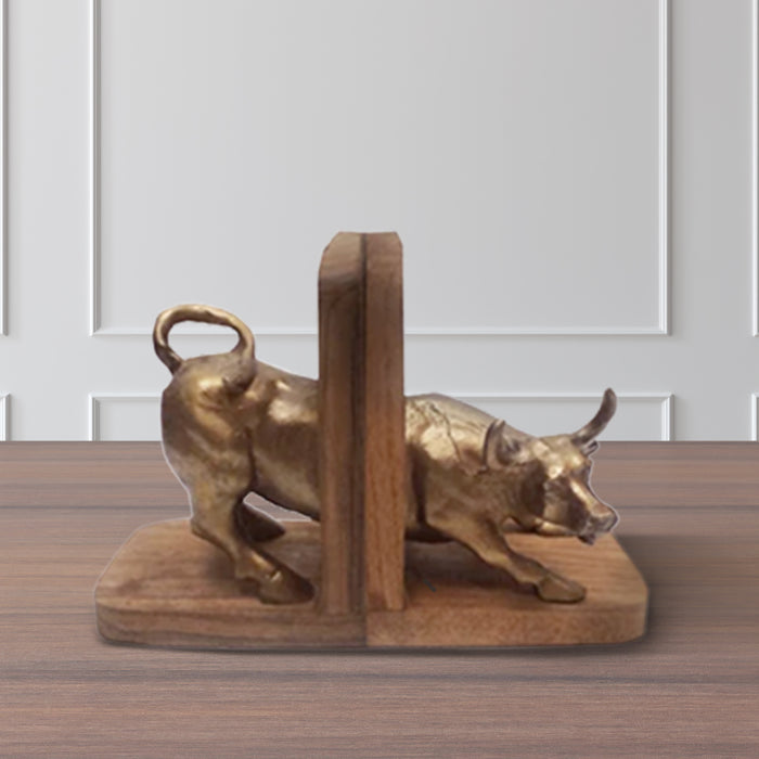 Bull Bookend - ipse ipsa ipsum