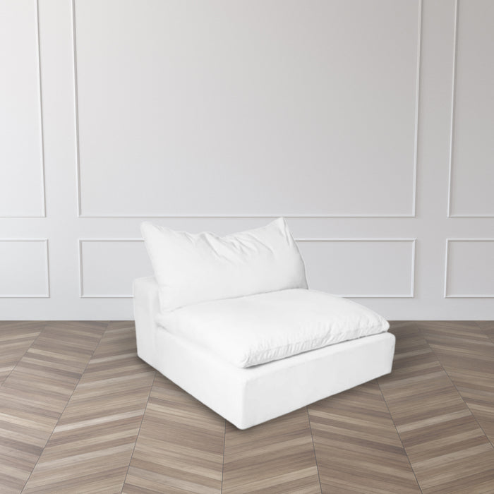 Floating White Sofa - Infill - ipse ipsa ipsum