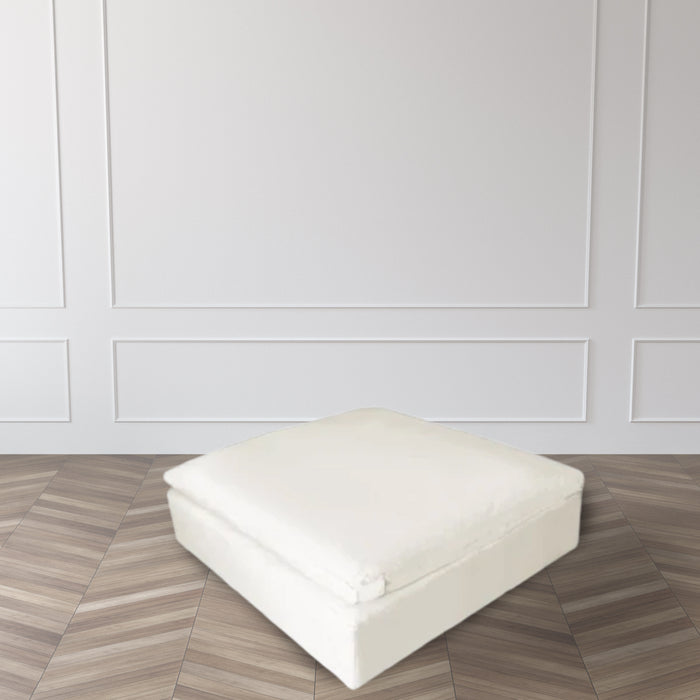 Floating White Sofa - Ottoman - ipse ipsa ipsum