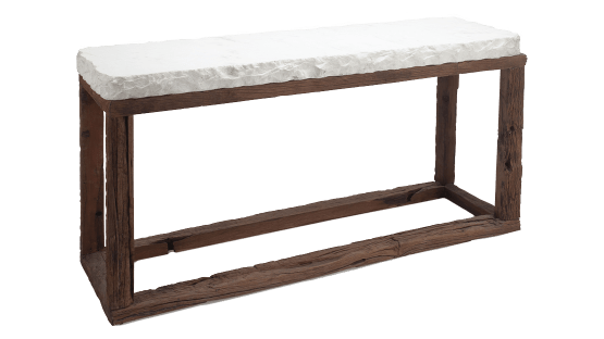 Bara Pathar Marble Console Table - ipse ipsa ipsum