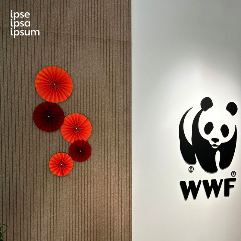 WWF-Singapore - Fluted Panel and Donor Wall