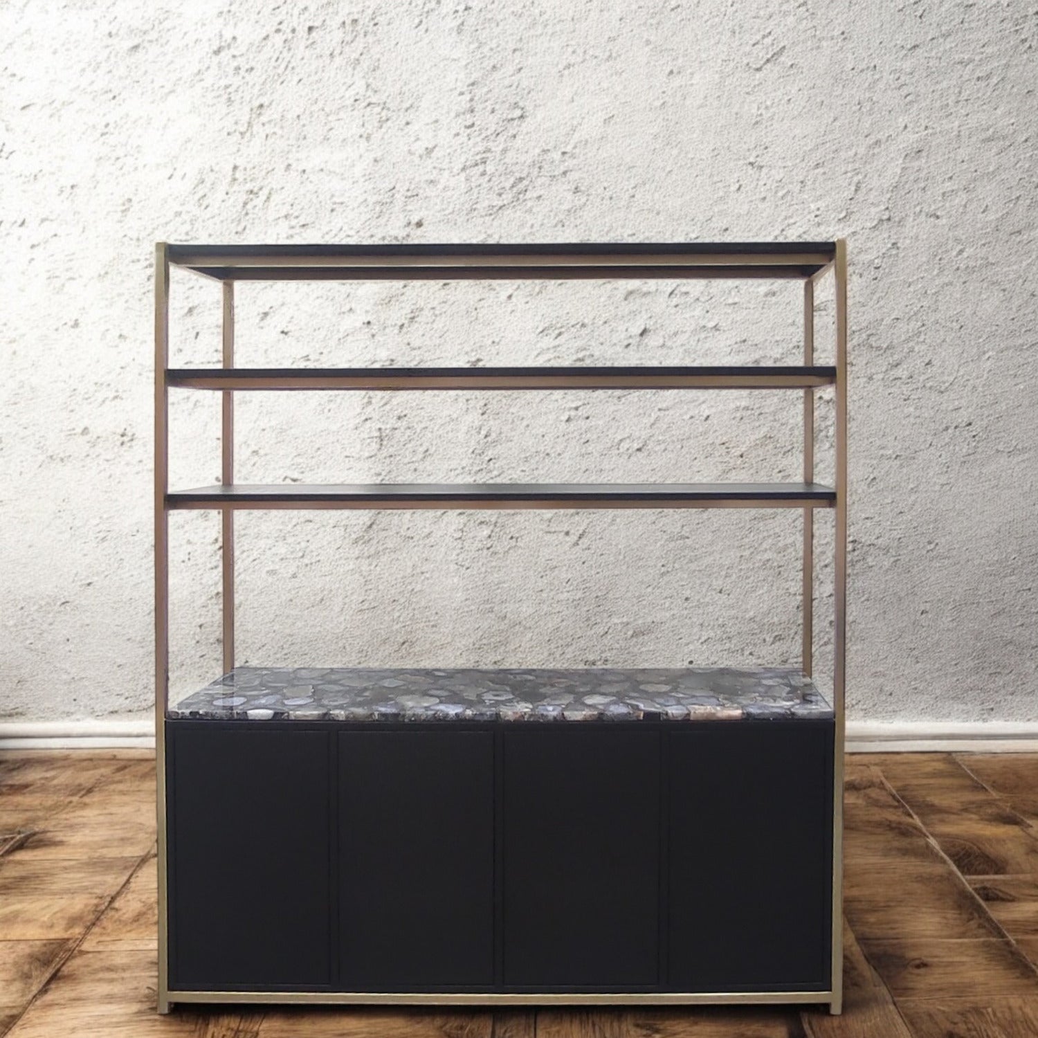 agate bar with shelving - Ipse ipsa ipsum