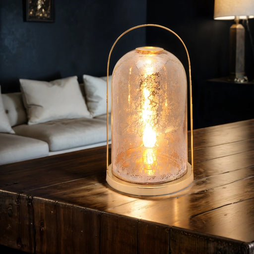 Bikaner Aged Glass Lamp - ipse ipsa ipsum