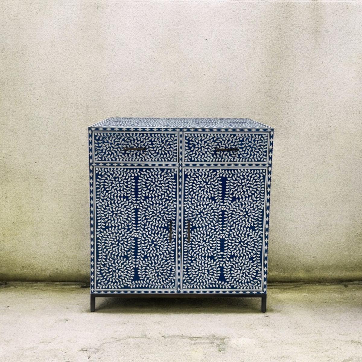 Blue Bone Inlay Sideboard - Ipse ipsa ipsum