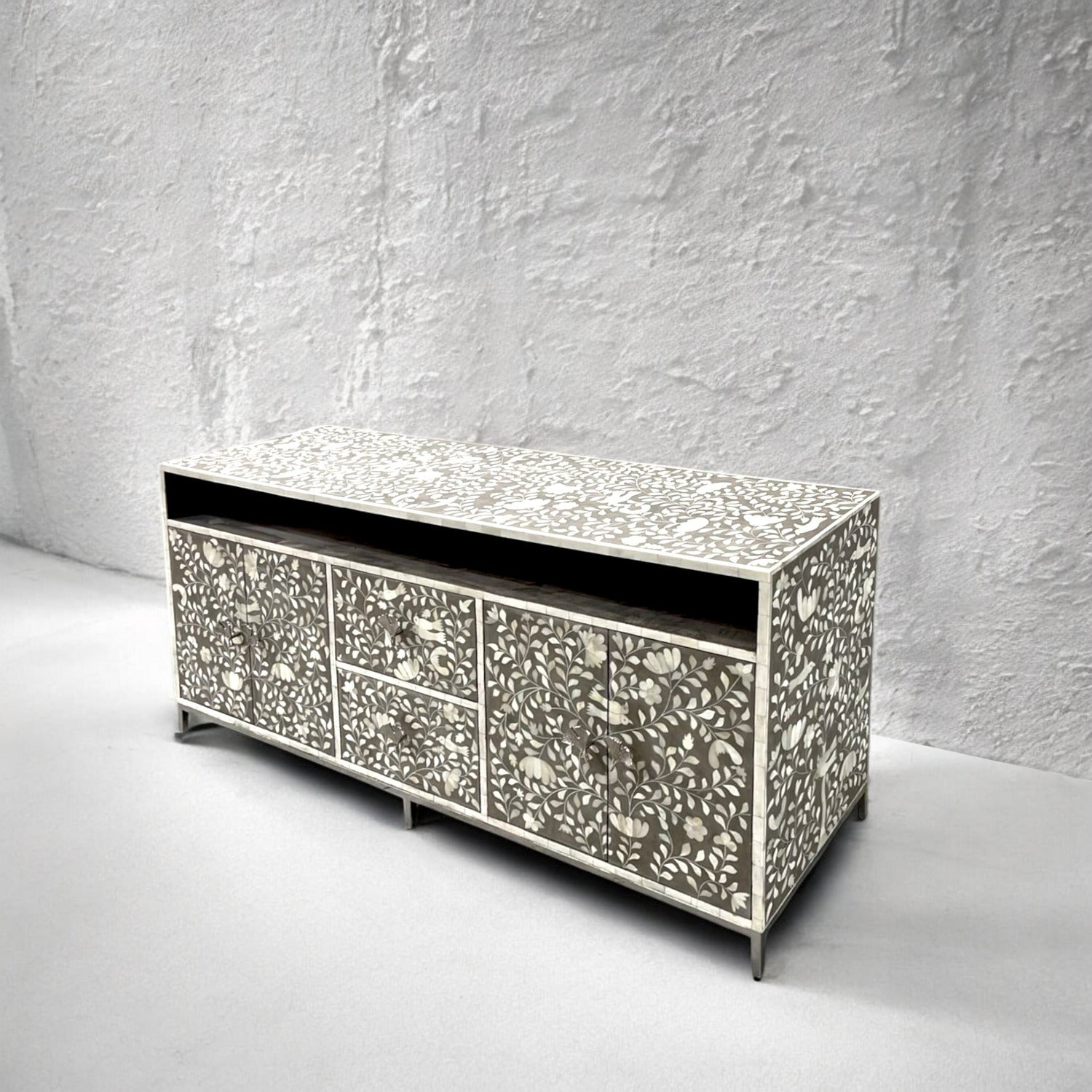 Gray Sea View TV Cabinet