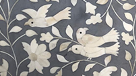 Grey & White Peranakan Inlay