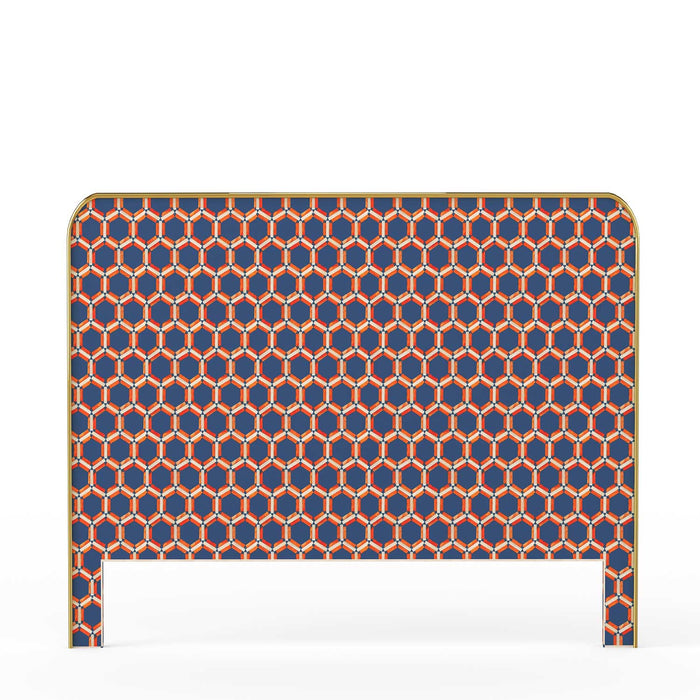 Joo Chiat Geometric Bone Inlay Headboard - ipse ipsa ipsum