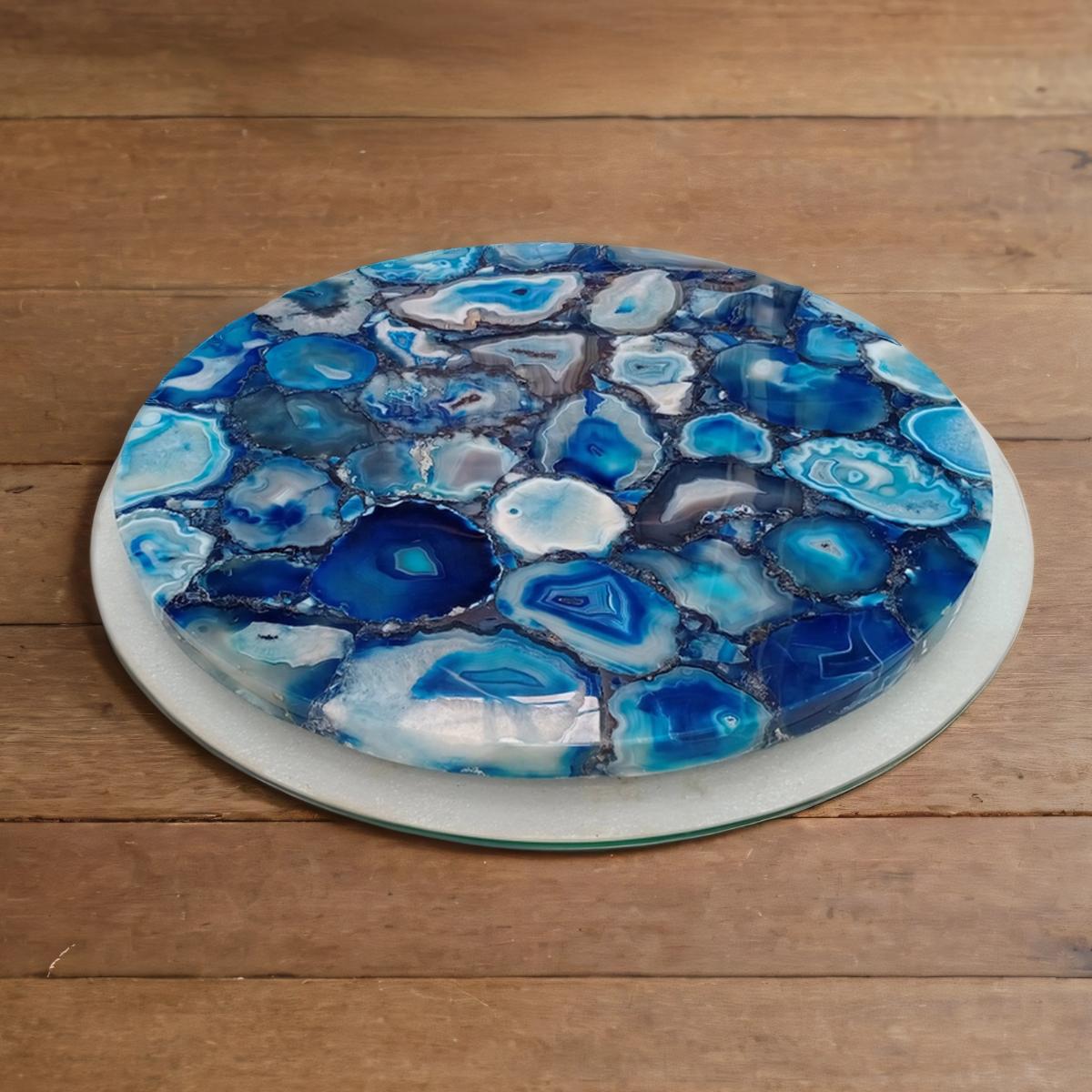 Lazy Susan - Blue Agate