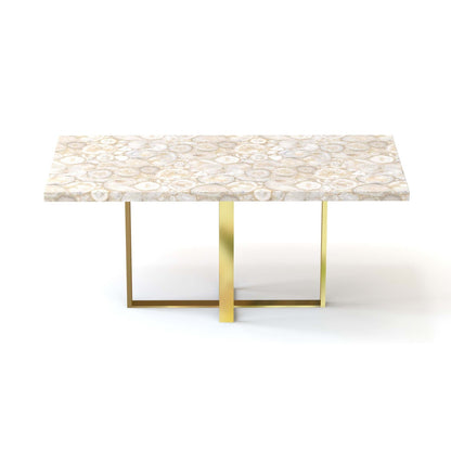 Max Dining Table Antique Brass - ipse ipsa ipsum