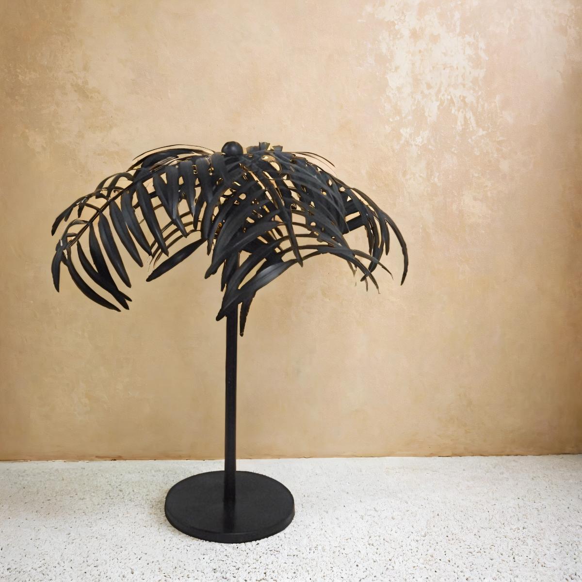 Midnight Palm Floor Lamp