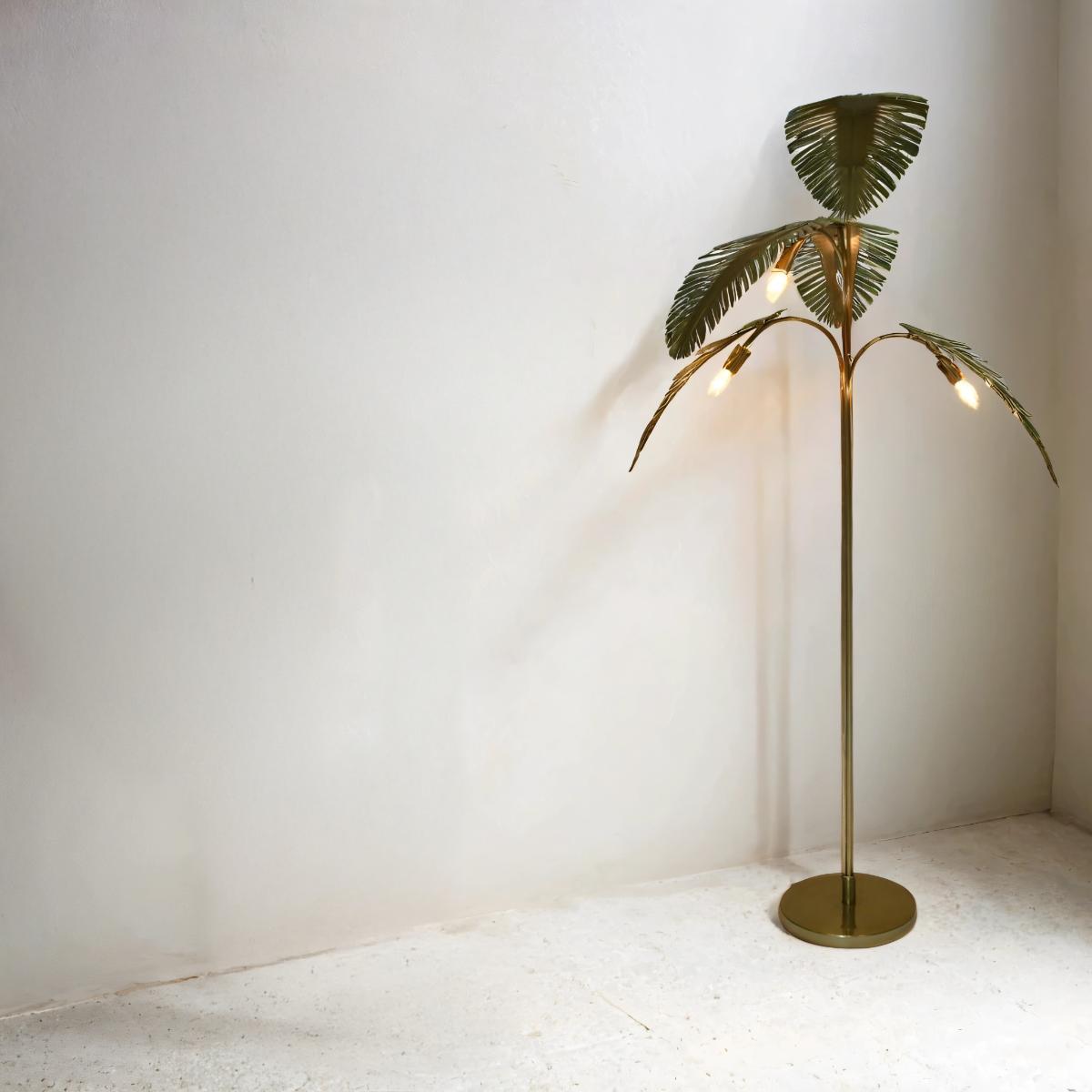 Palm Arc Floor Lamp