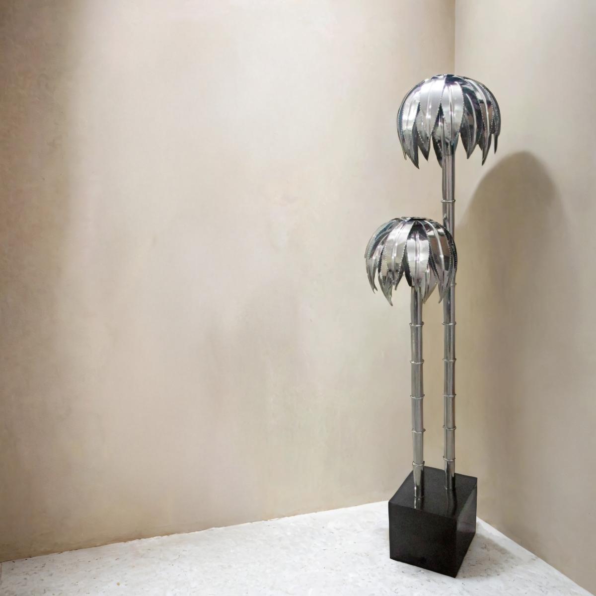 Palm Springs Floor Lamp - Chrome