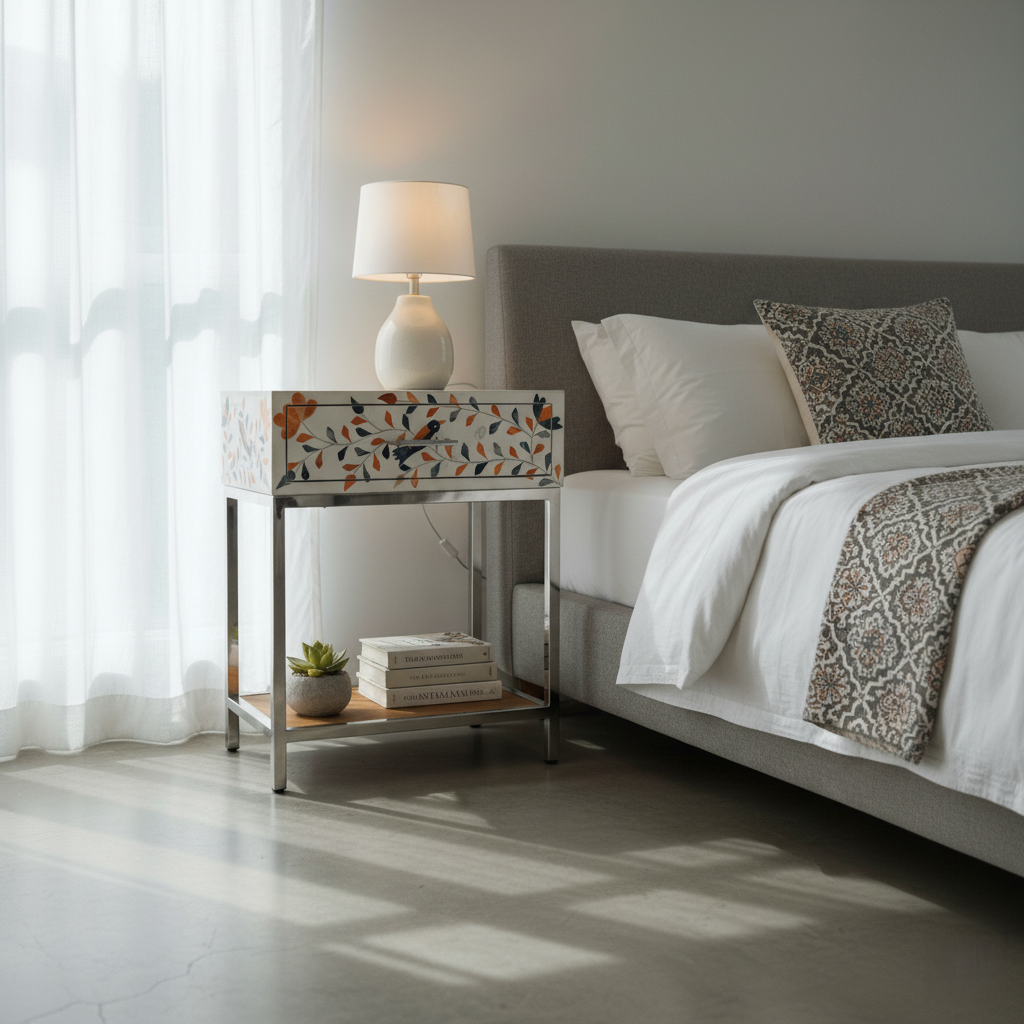 Peranakan Bedside Table