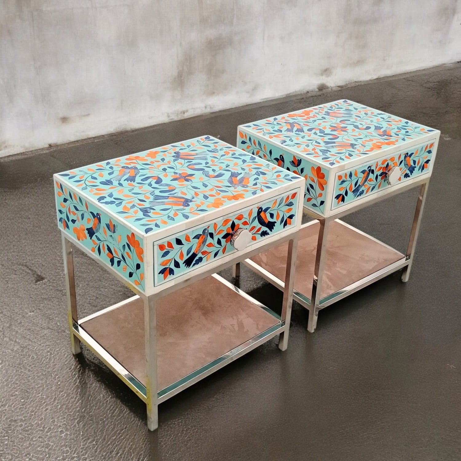 Peranakan Bedside Table