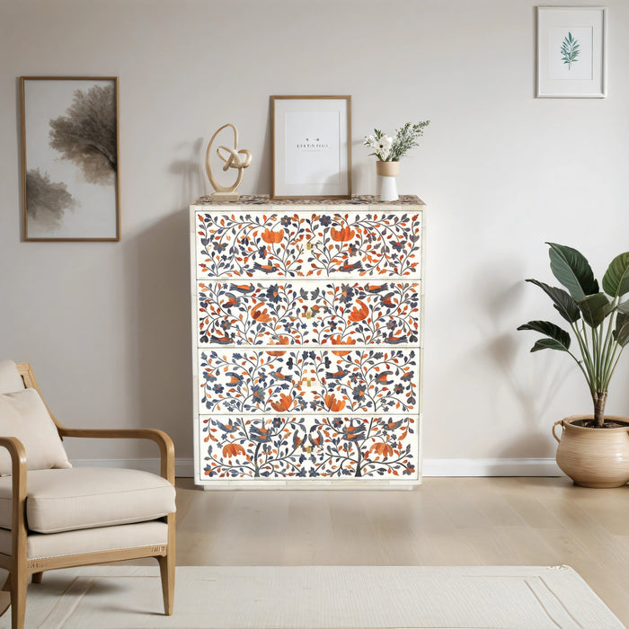 Peranakan Bone Inlay Chest Of Drawers - ipse ipsa ipsum