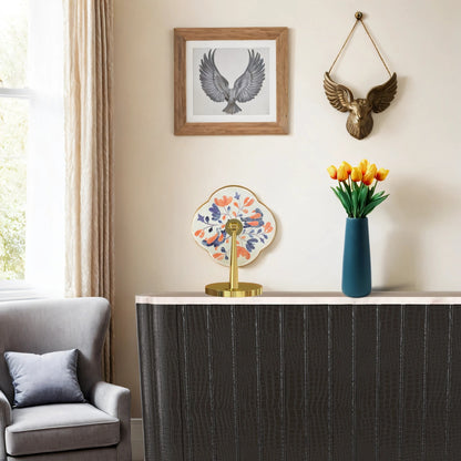 Peranakan Desk Mirror - Green and Pink Inlay - ipse ipsa ipsum