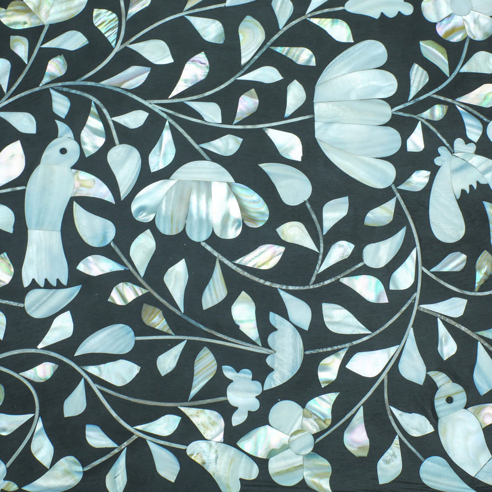 Peranakan Mother-of-Pearl Black & White