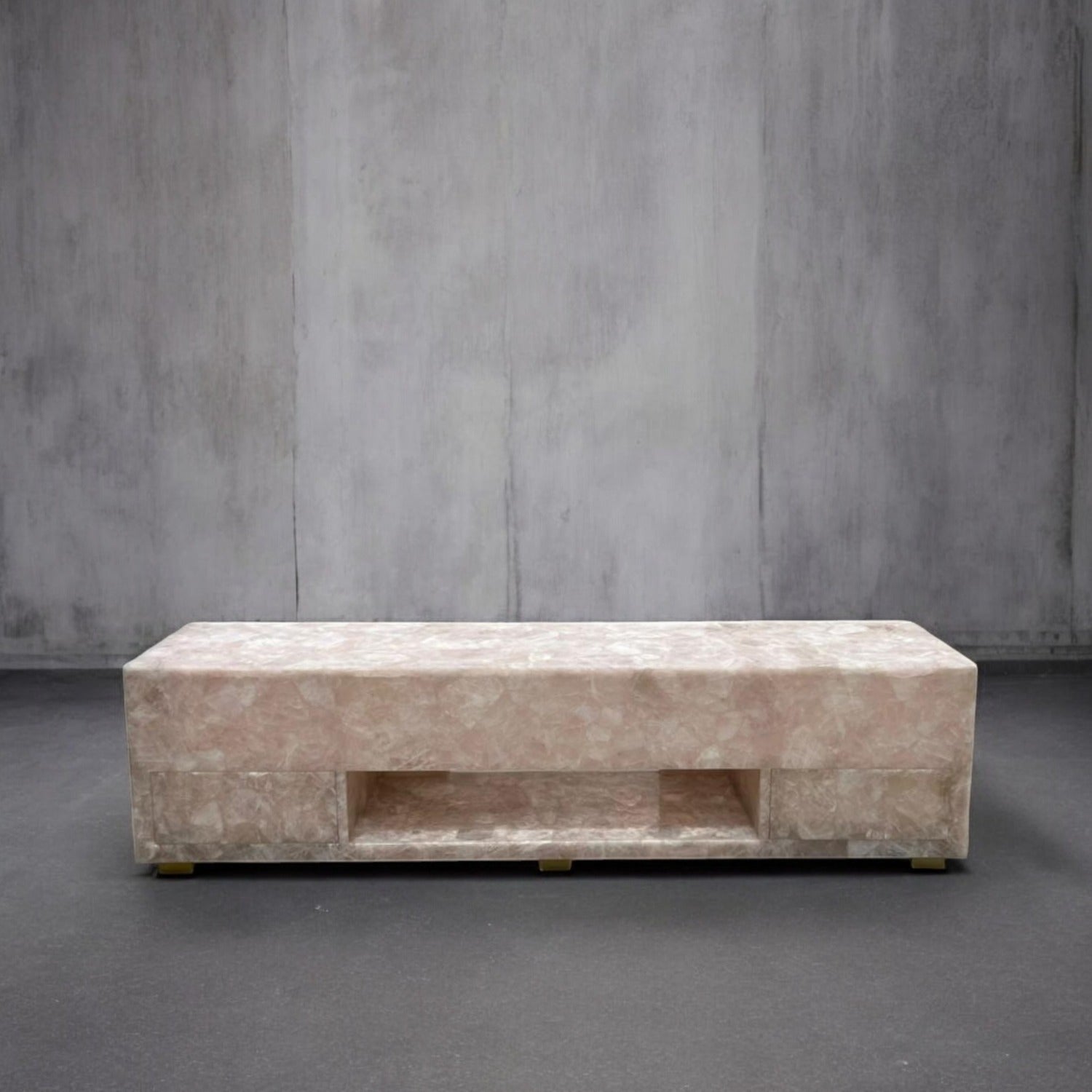 Rose Crystal TV Console