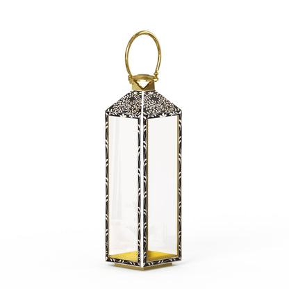 Slim Duxton Glass Indoor Decorative Lantern - ipse ipsa ipsum