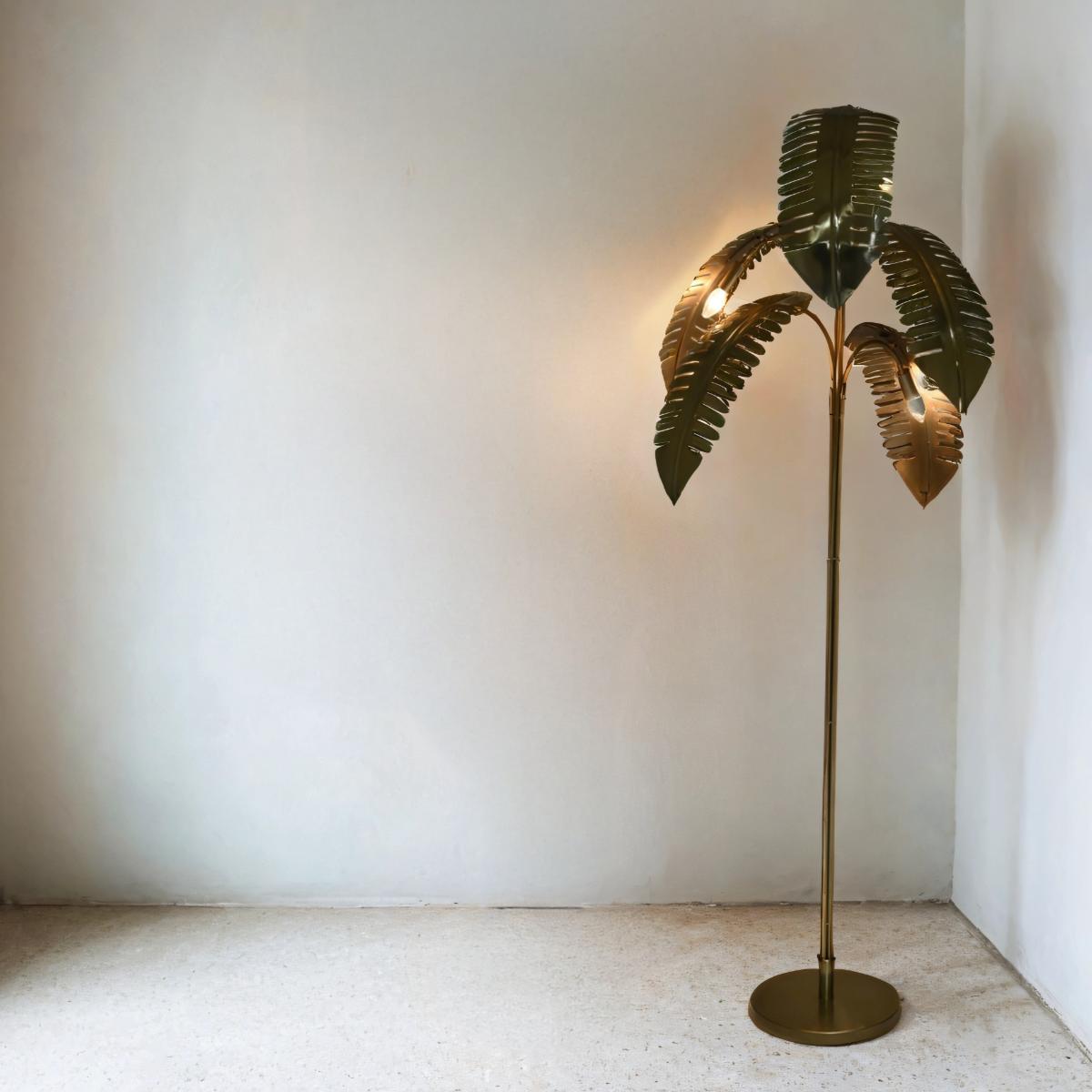 Solana Palm Floor Lamp
