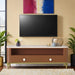 Straits Marble Leather TV Console - ipse ipsa ipsum