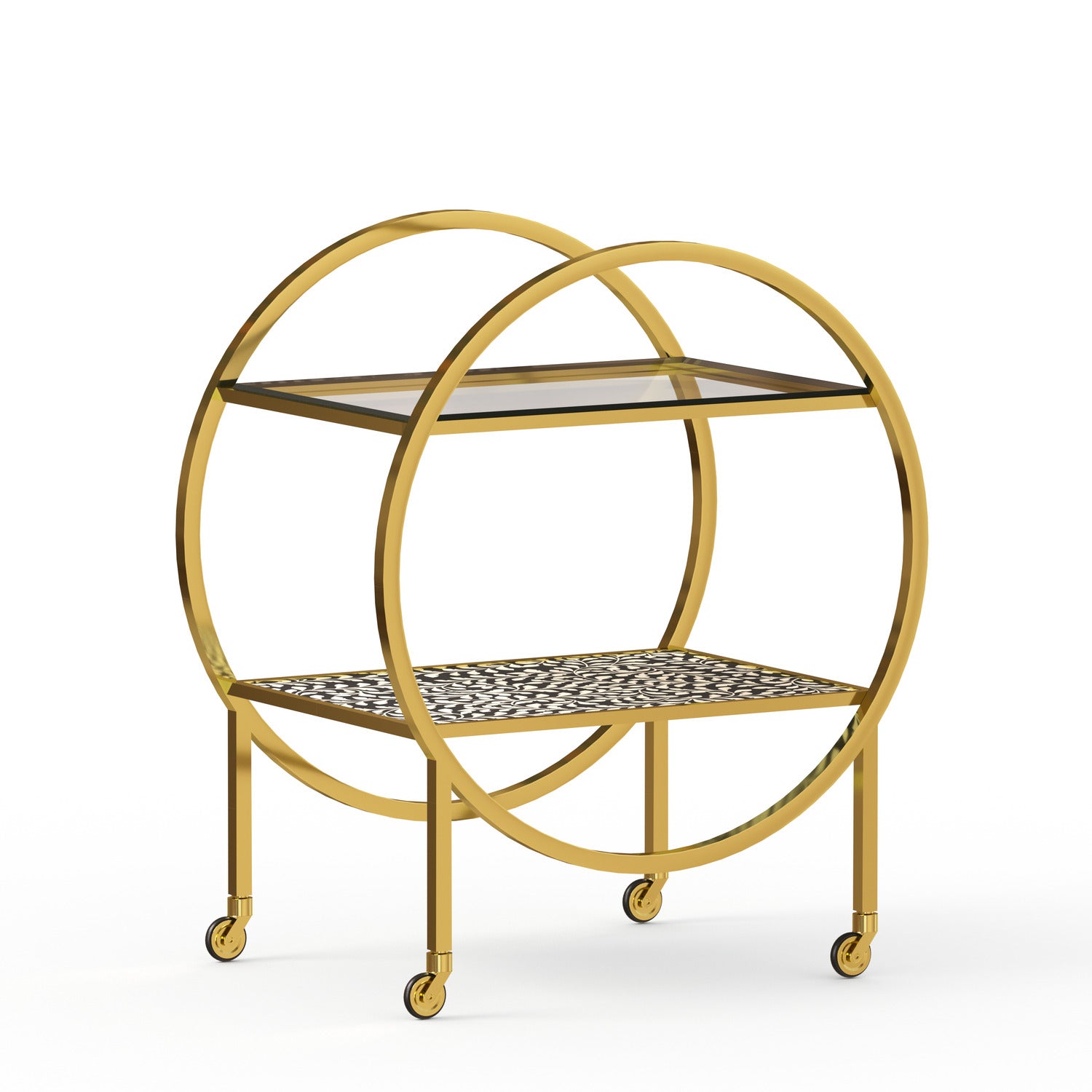 Thompson Bar Bone Inlay Cart - ipse ipsa ipsum