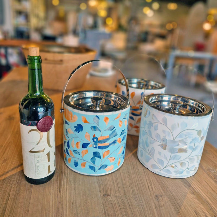 Peranakan Ice Bucket - Double Wall with Lid