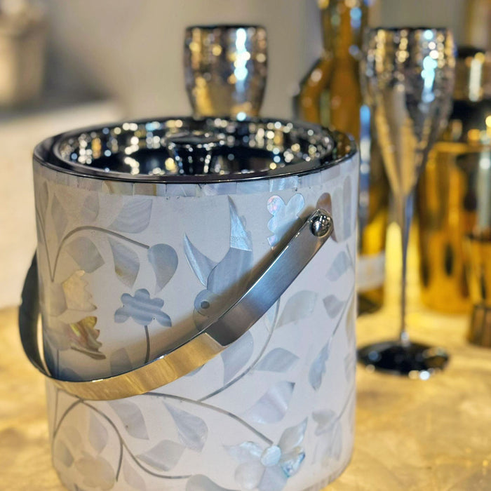 Peranakan Ice Bucket - Double Wall with Lid