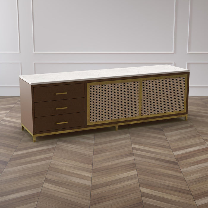 Club Rattan TV Console - ipse ipsa ipsum