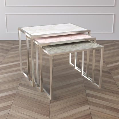 Hollywood Nesting Tables - ipse ipsa ipsum