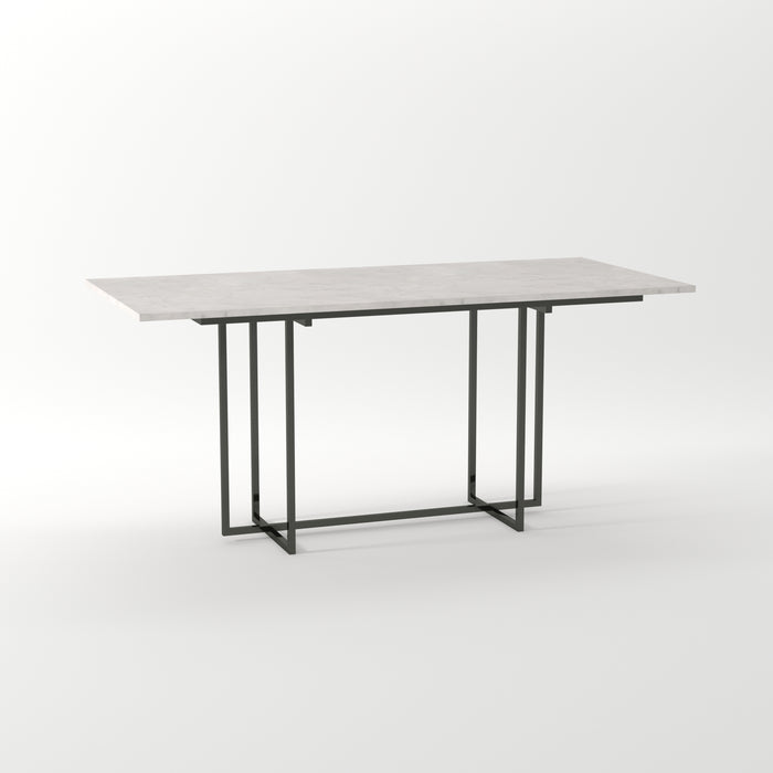 Stellar Petite Dining Table  Brass Bronze Polished Steel - ipse ipsa ipsum
