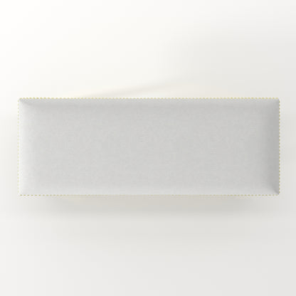 Nymeria Grey Cowhide Bench - ipse ipsa ipsum