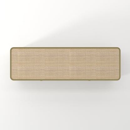 Bamboo Bone Inlay TV Console - ipse ipsa ipsum