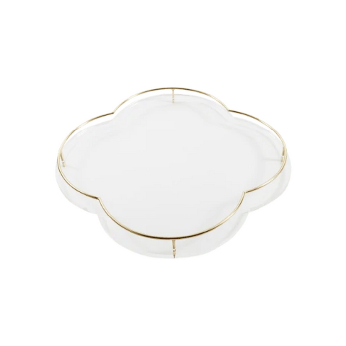 Marble Clover Tray - ipse ipsa ipsum