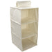 Cotton Canvas 3 Level Storage Shelf - ipse ipsa ipsum