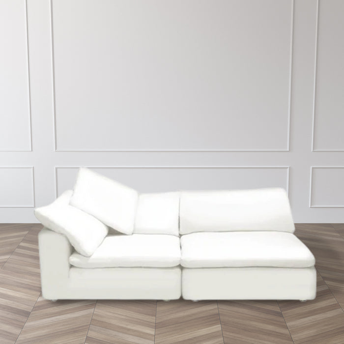 Floating White Sofa Sectional - The Lounge - ipse ipsa ipsum